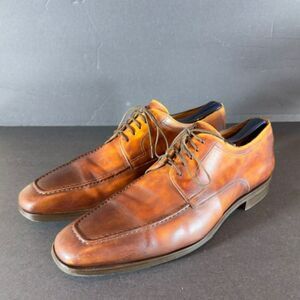 Maganni Romelo Cognac Brown Derby Dress Shoe Men's Size 11